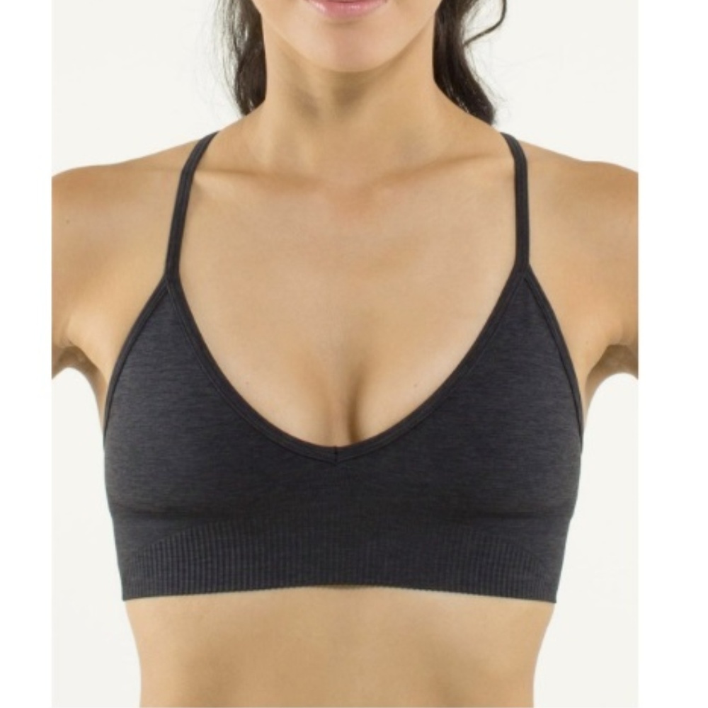 Lululemon Ebb To Street Bra - Black - size 8